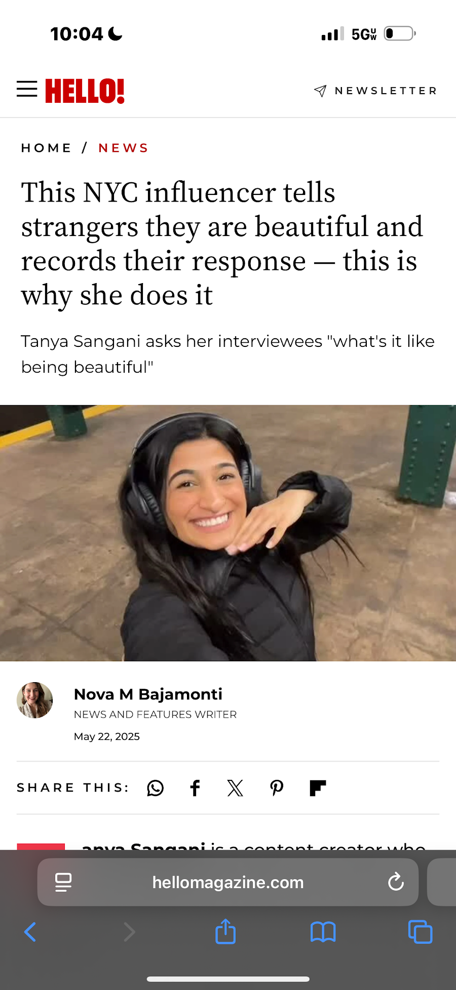 HELLO MAGAZINE screenshot