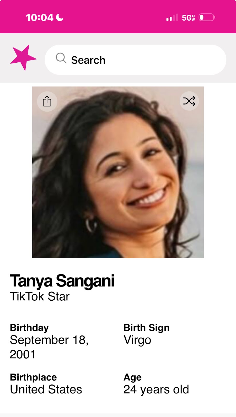 FAMOUS BIRTHDAYS screenshot